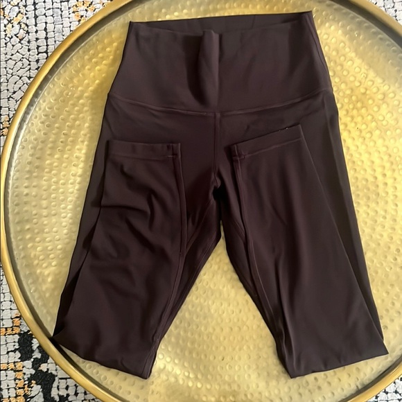 lululemon athletica Pants - lululemon athletica Brown leggings High-Waisted Stretchy